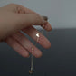 TT100050 Sajewell Titanium Steel 18K Gold Plated Minimalist Tiny Triple Heart Bracelet