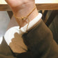 TT100056 Sajewell Titanium Steel 18K Gold Plated Adjustable Unisex Pull-out Snake Chain Bracelet