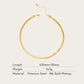 TT300066 Sajewell Titanium Steel 18K Gold Plated Thick Centipede Link Chain Choker Necklace