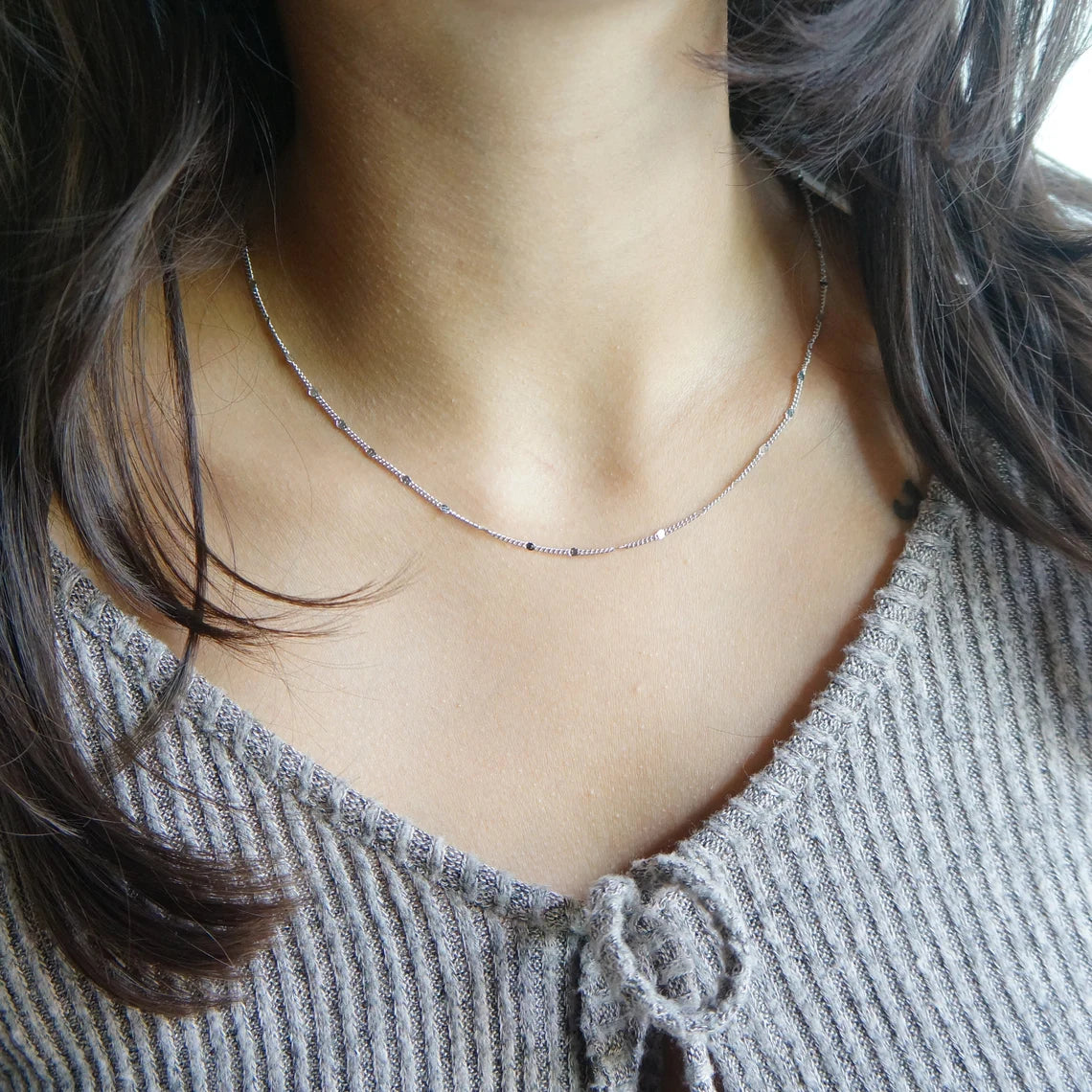 Sparkling Clavicle Chain Choker