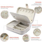 JB600002 Sajewell Versatile Leather Portable Travel Jewelry Storage Box