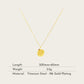 TT300056 Sajewell Titanium Steel 18K Gold Plated You Are Adorable Engraved Pendant Necklace